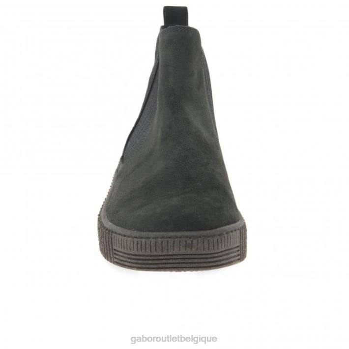 daim poivre chaussure TFD8333 Gabor femmes bottines chelsea lourdes