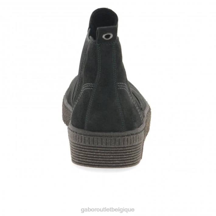 daim poivre chaussure TFD8333 Gabor femmes bottines chelsea lourdes