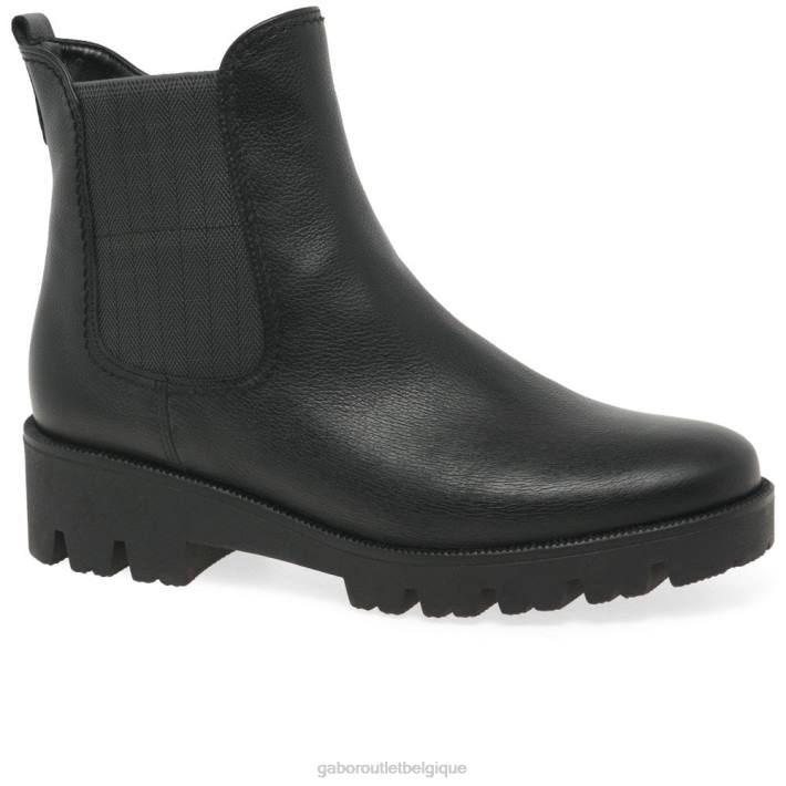 noir chaussure TFD8213 Gabor femmes bottines chelsea newport