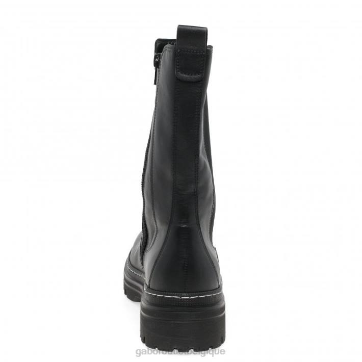 point noir/blanc chaussure TFD8259 Gabor femmes bottes mi-mollet gaby