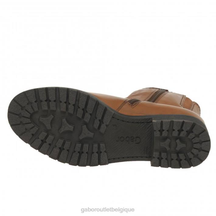 Cognac chaussure TFD8334 Gabor femmes bottes motard zola