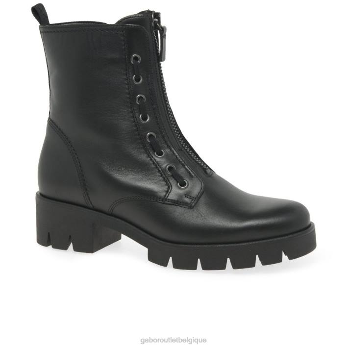 Cuir noir chaussure TFD8257 Gabor femmes bottines plaisanteries