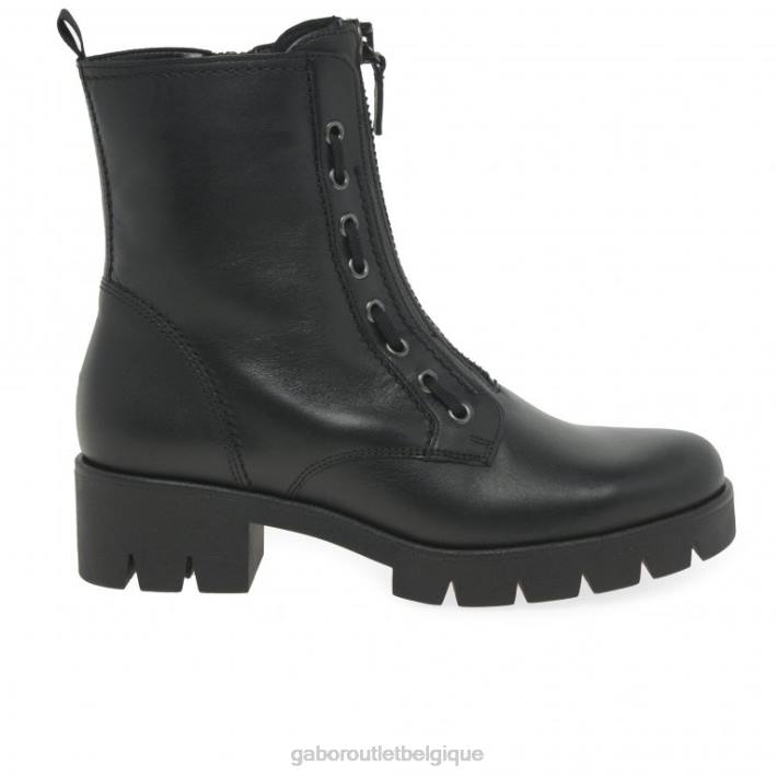 Cuir noir chaussure TFD8257 Gabor femmes bottines plaisanteries