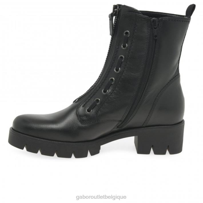 Cuir noir chaussure TFD8257 Gabor femmes bottines plaisanteries