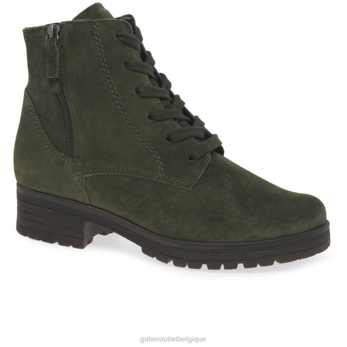 daim olive chaussure TFD8208 Gabor femmes bottines zane