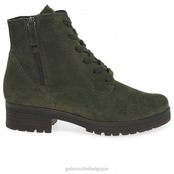 daim olive chaussure TFD8208 Gabor femmes bottines zane