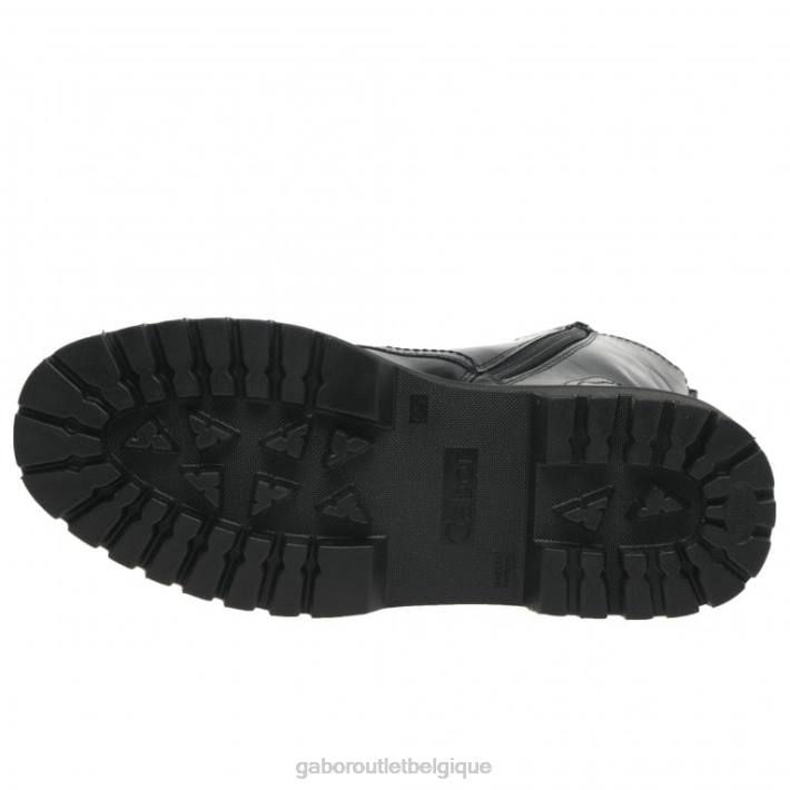 noir chaussure TFD8234 Gabor femmes bottes militaires de Gênes