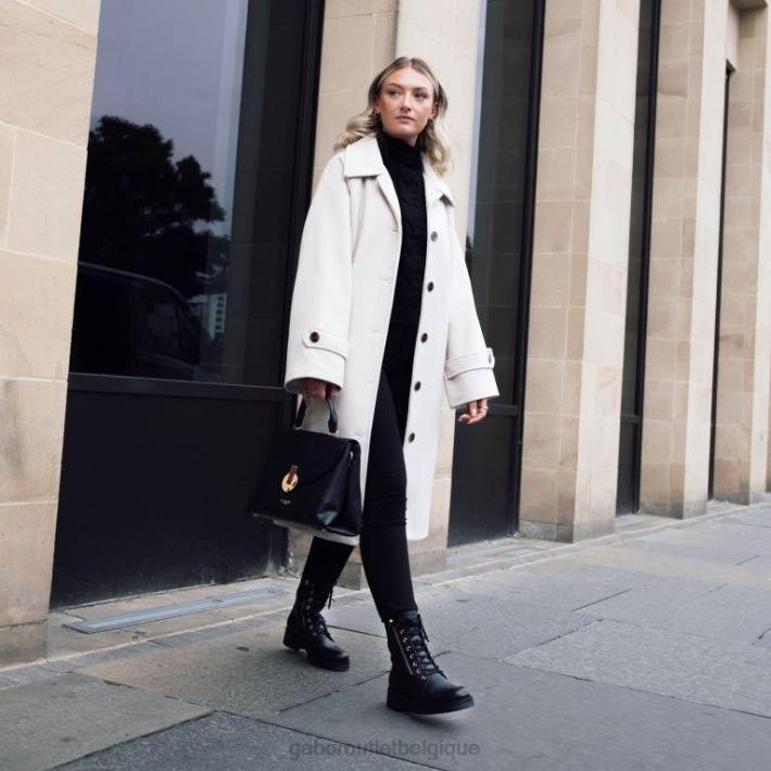 noir chaussure TFD8253 Gabor femmes servir des bottes de motard