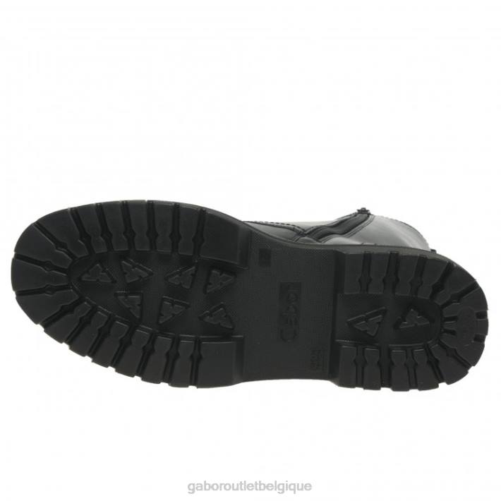 point noir/blanc chaussure TFD8232 Gabor femmes bottes militaires de Gênes