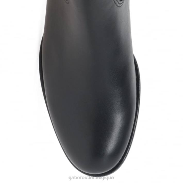 noir chaussure TFD8264 Gabor femmes bottes hauteur genou brook