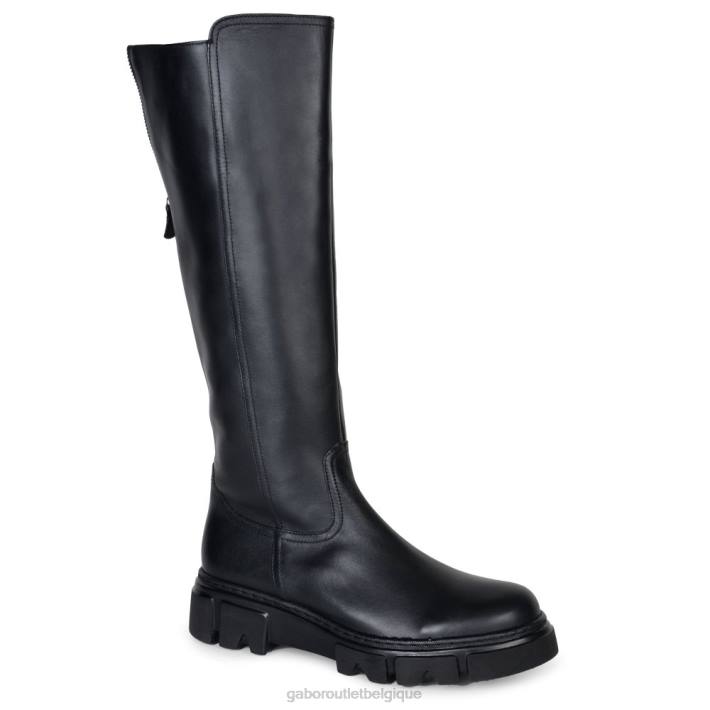 noir chaussure TFD8273 Gabor femmes bottes hauteur genou juan