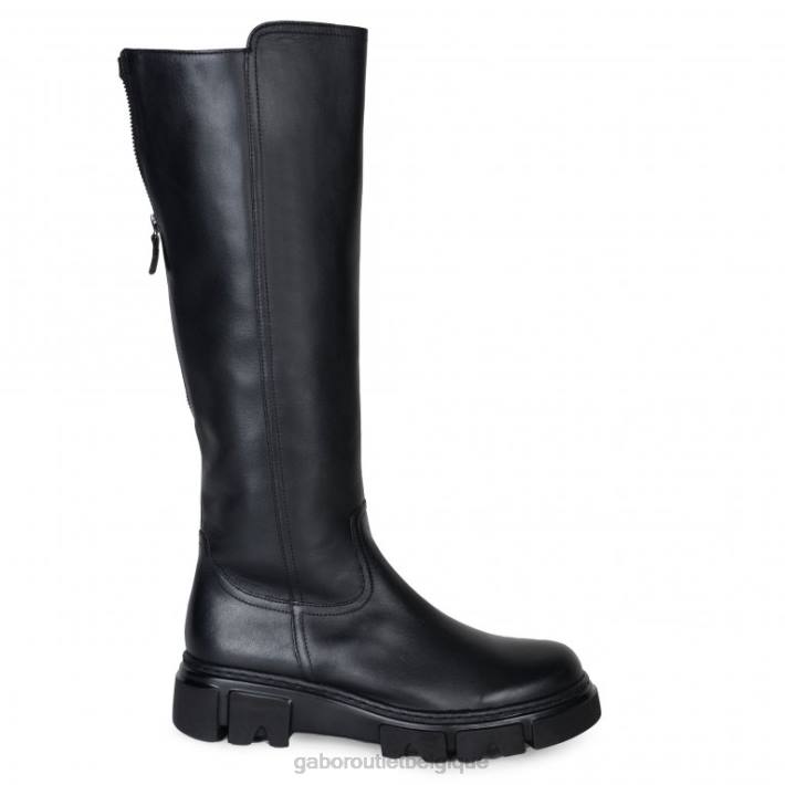 noir chaussure TFD8273 Gabor femmes bottes hauteur genou juan