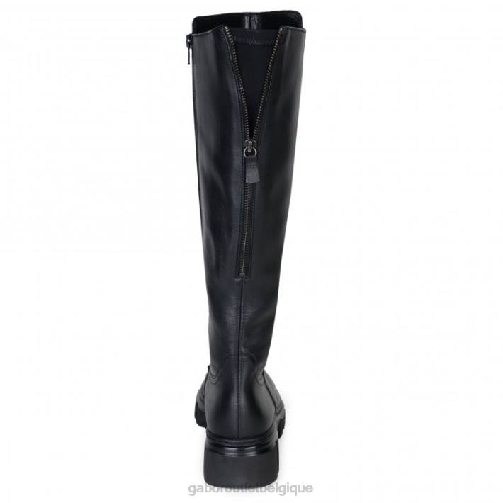 noir chaussure TFD8273 Gabor femmes bottes hauteur genou juan