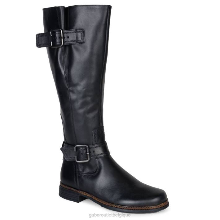 noir chaussure TFD8275 Gabor femmes bottes nevada (m) hauteur genou