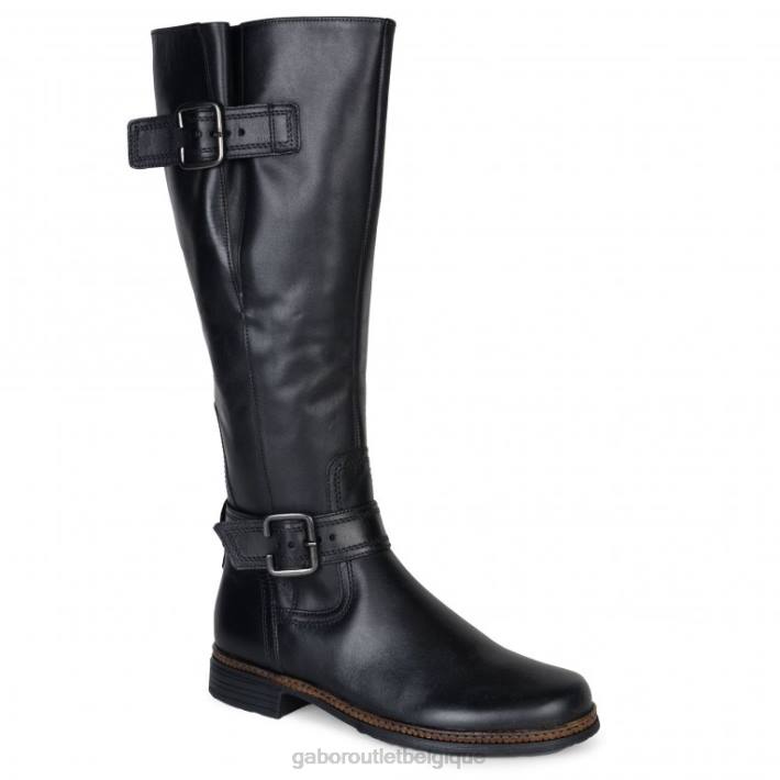 noir chaussure TFD8275 Gabor femmes bottes nevada (m) hauteur genou