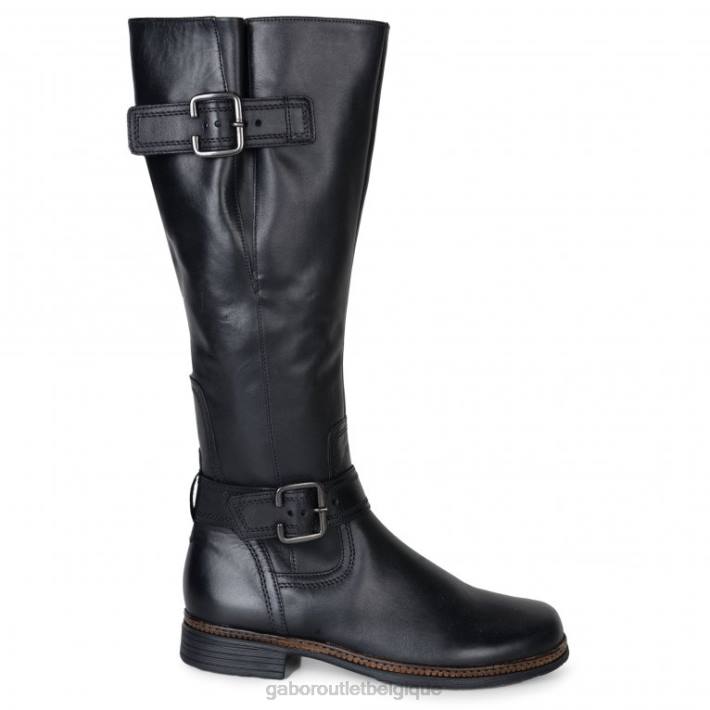noir chaussure TFD8275 Gabor femmes bottes nevada (m) hauteur genou