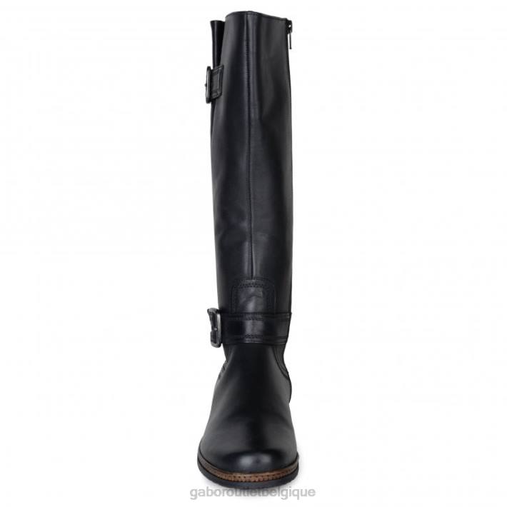 noir chaussure TFD8275 Gabor femmes bottes nevada (m) hauteur genou