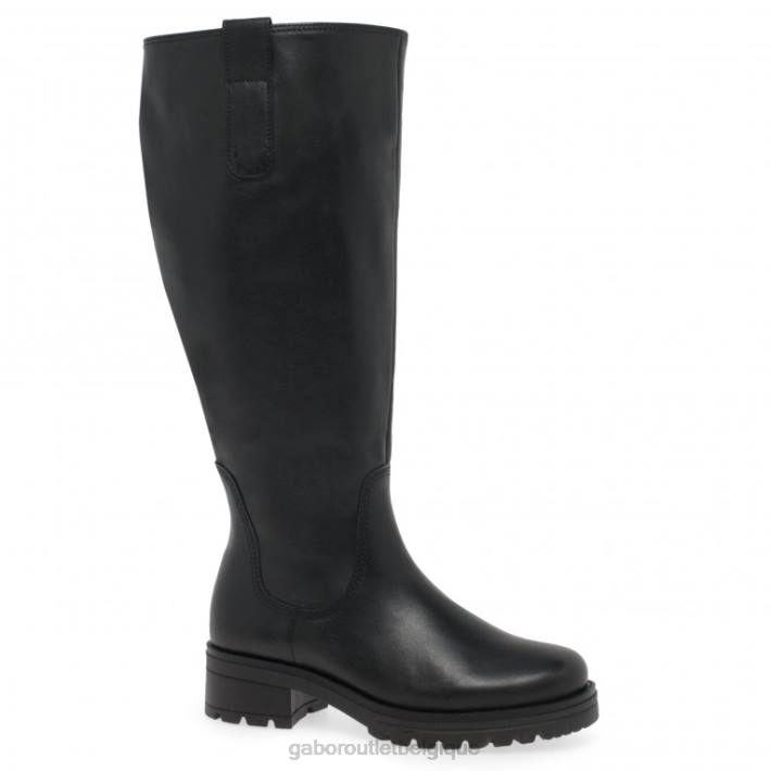 noir chaussure TFD8336 Gabor femmes bottes hauteur genou sadberge xl