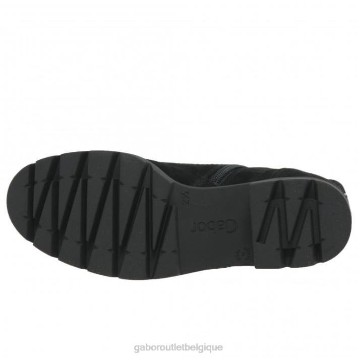 Suède noir chaussure TFD8191 Gabor femmes bottines baccara