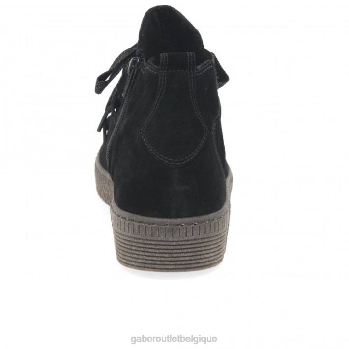Suède noir chaussure TFD8230 Gabor femmes bottines lance