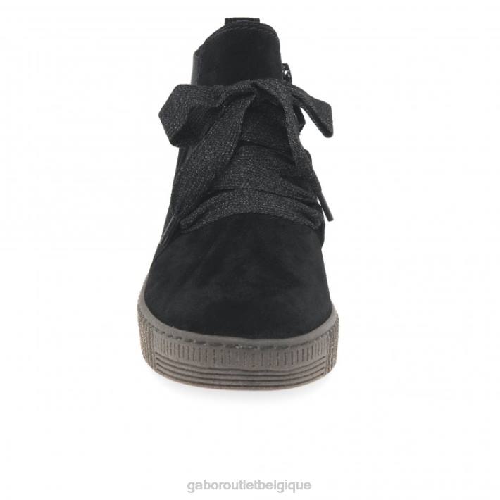 Suède noir chaussure TFD8230 Gabor femmes bottines lance