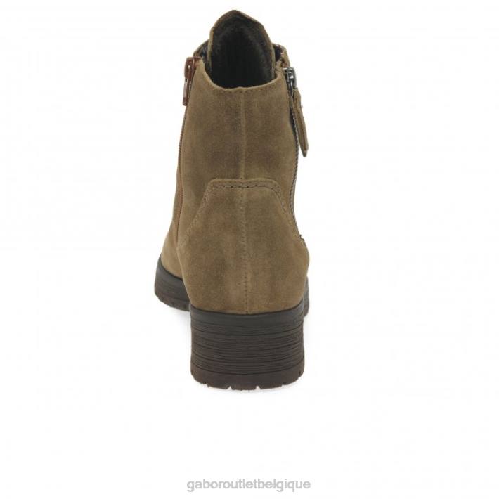 daim farro chaussure TFD8207 Gabor femmes bottines zane