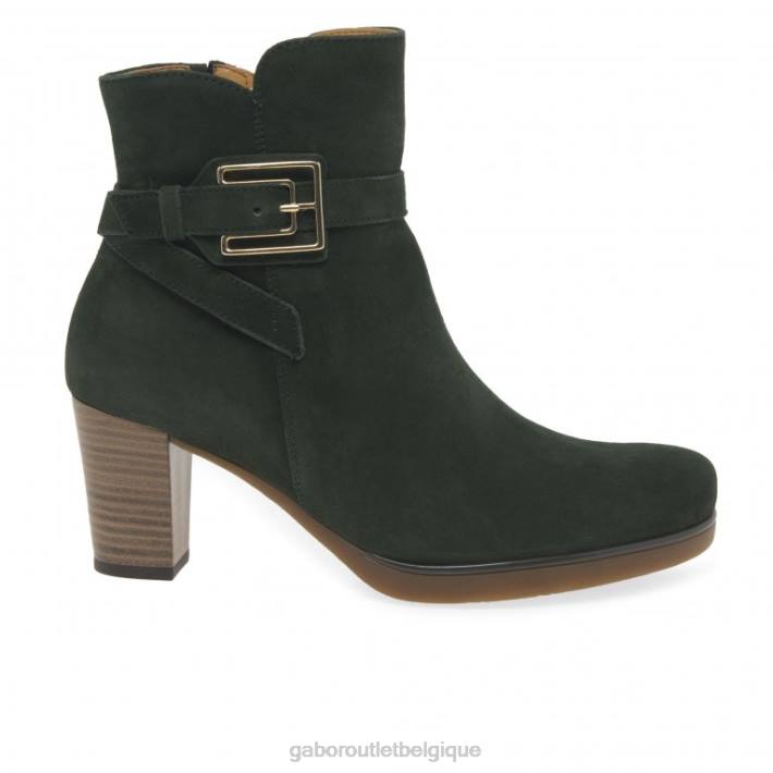 daim forêt foncé chaussure TFD8192 Gabor femmes bottines vaad
