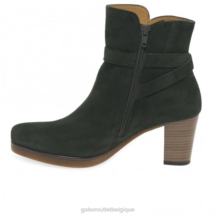 daim forêt foncé chaussure TFD8192 Gabor femmes bottines vaad