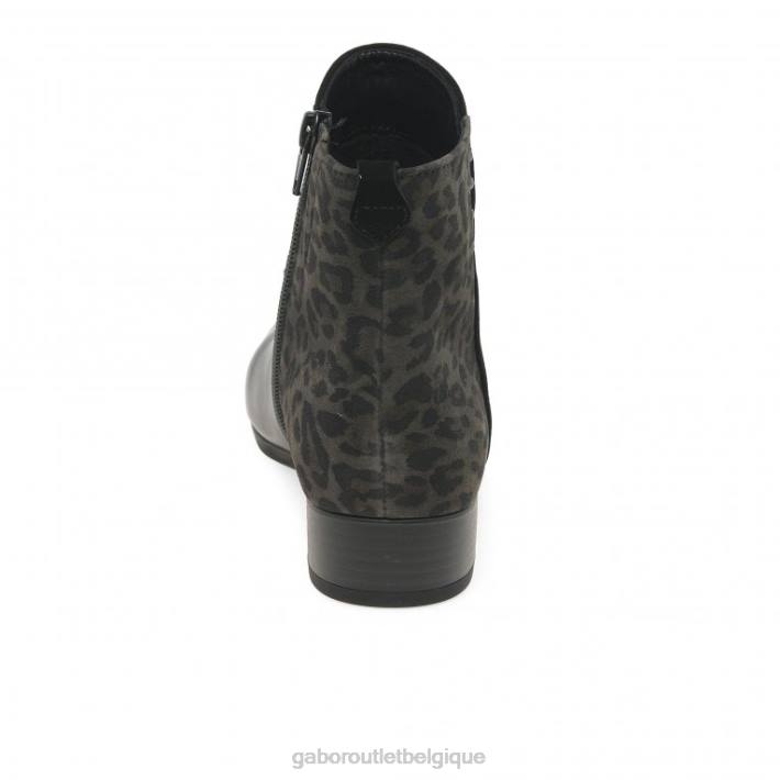 noir/anthracite chaussure TFD8238 Gabor femmes bottines breck