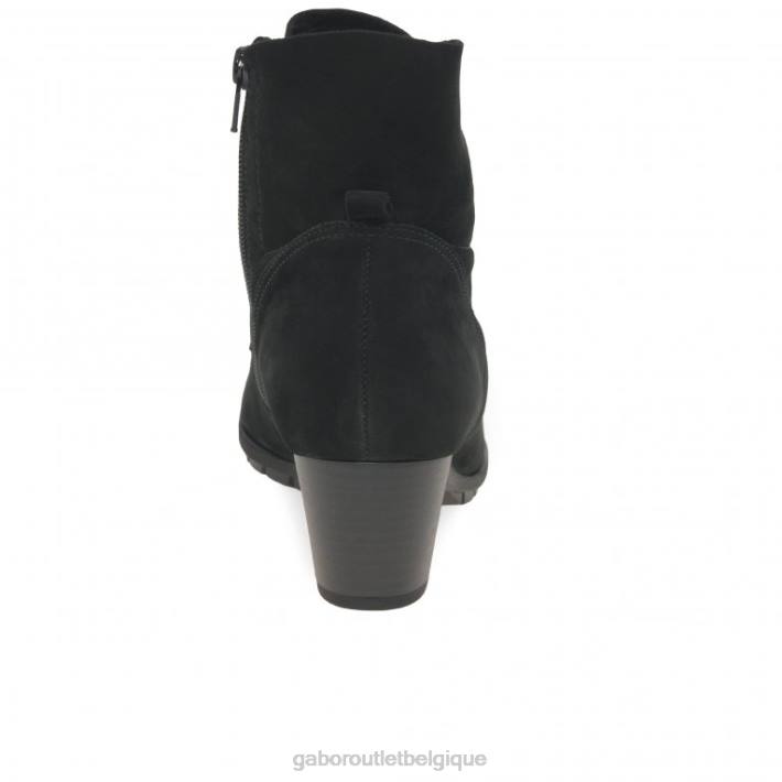 nubuck noir chaussure TFD8247 Gabor femmes bottines optimales