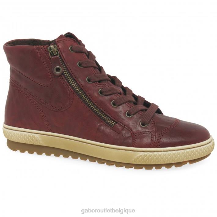 rouge foncé chaussure TFD8183 Gabor femmes bottines décontractées bulner