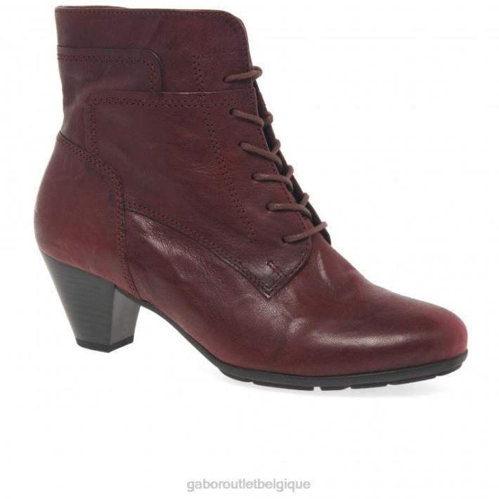 rouge foncé chaussure TFD8184 Gabor femmes bottines nationales