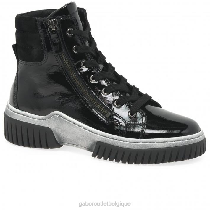 vernis noir 2 chaussure TFD8240 Gabor femmes bottines en acacia