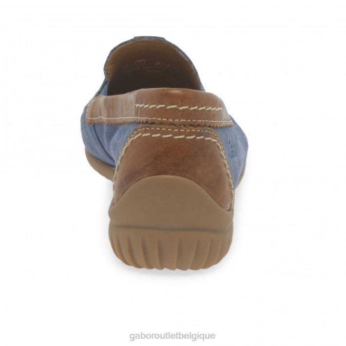 jeans suède/whisky chaussure TFD883 Gabor femmes mocassins sportifs californiens