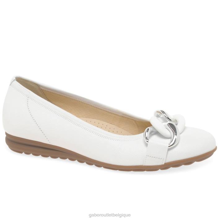 cuir blanc chaussure TFD87 Gabor femmes chaussures décontractées sabia