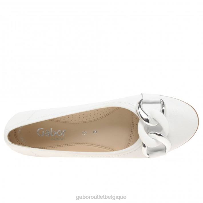 cuir blanc chaussure TFD87 Gabor femmes chaussures décontractées sabia