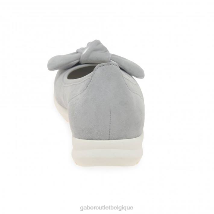 daim gris clair/métallisé chaussure TFD821 Gabor femmes chaussures salerne