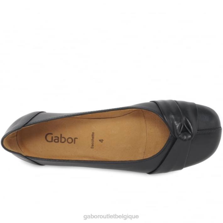 noir chaussure TFD8110 Gabor femmes ballerines frost