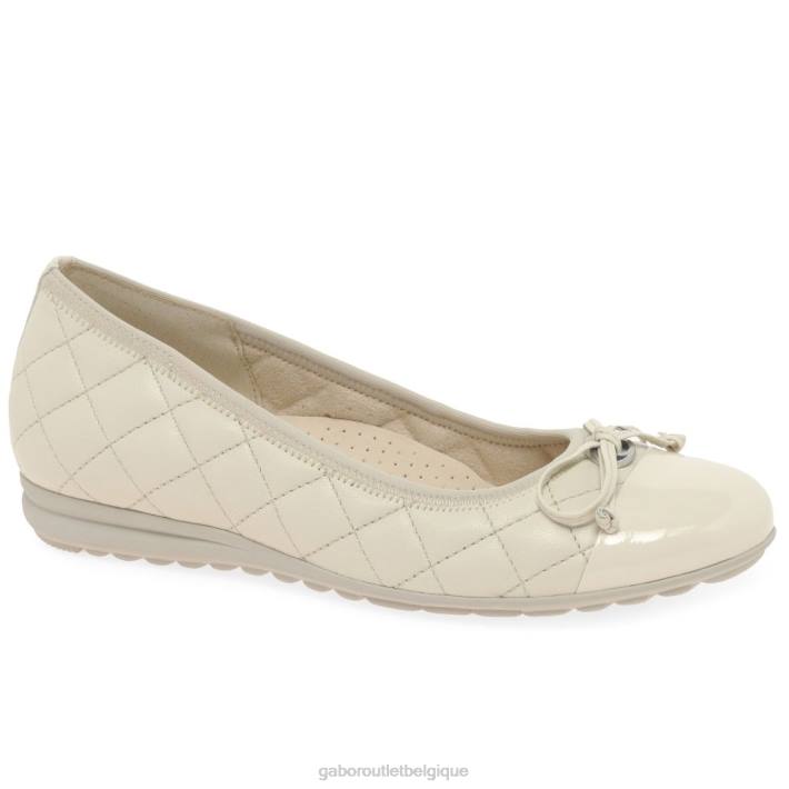 panna/brevet chaussure TFD812 Gabor femmes ballerines perce-neige