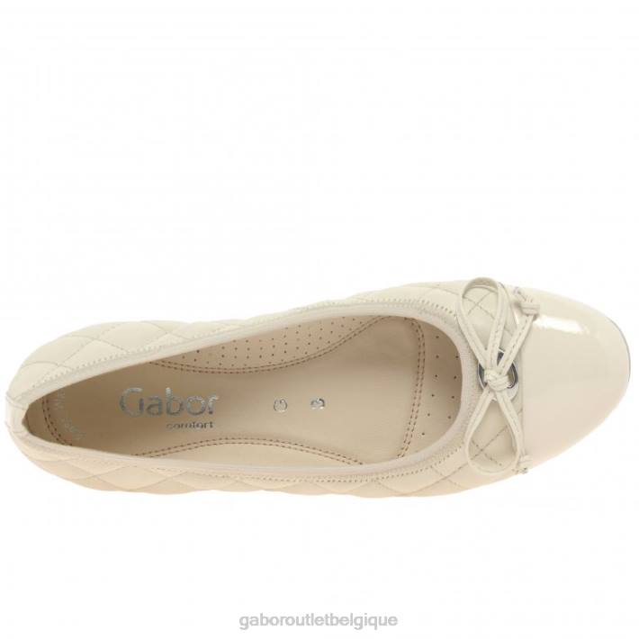 panna/brevet chaussure TFD812 Gabor femmes ballerines perce-neige