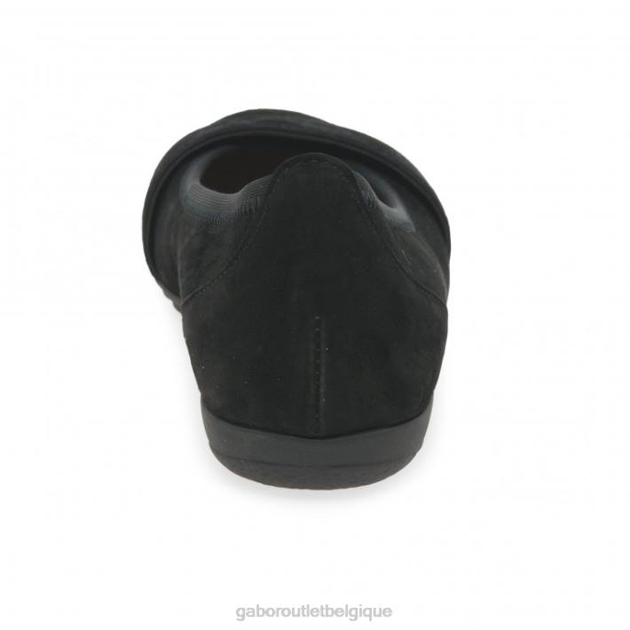 Suède noir chaussure TFD818 Gabor femmes chaussures de ressemblance