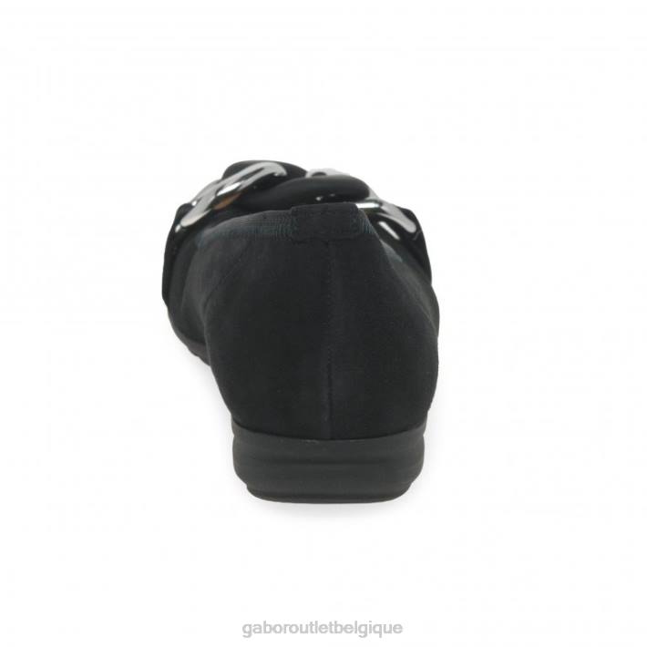 Suède noir chaussure TFD823 Gabor femmes chaussures décontractées sabia