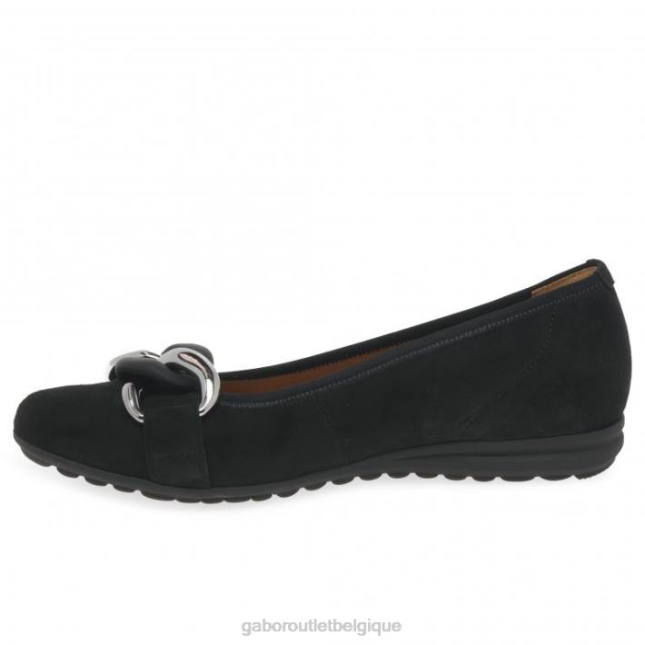 Suède noir chaussure TFD823 Gabor femmes chaussures décontractées sabia