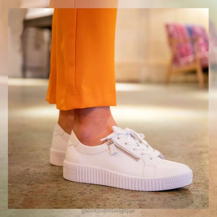 blanc chaussure TFD8324 Gabor femmes chaussures décontractées sagesse