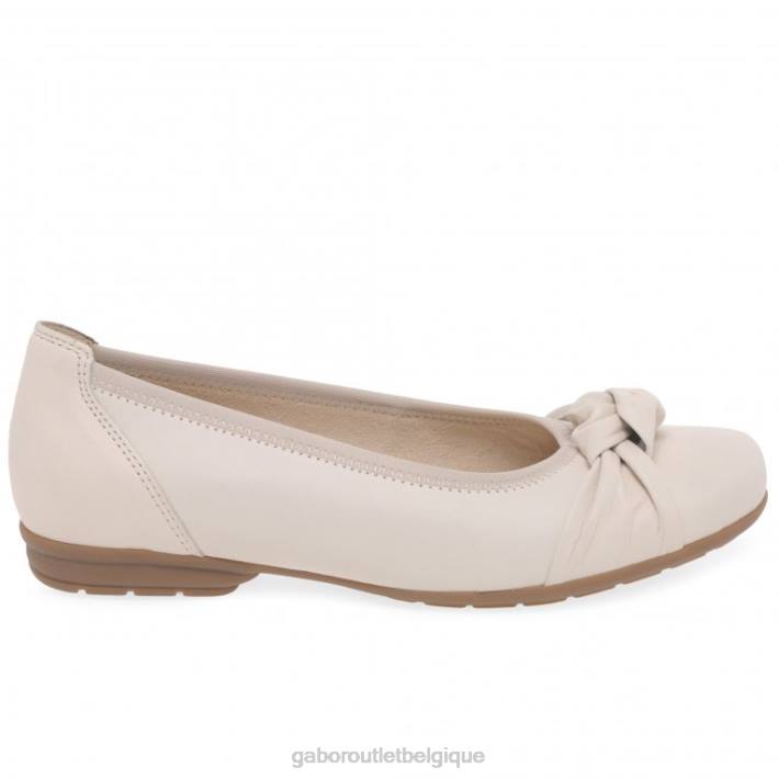 cuir ivoire chaussure TFD889 Gabor femmes chaussures décontractées Ashlene