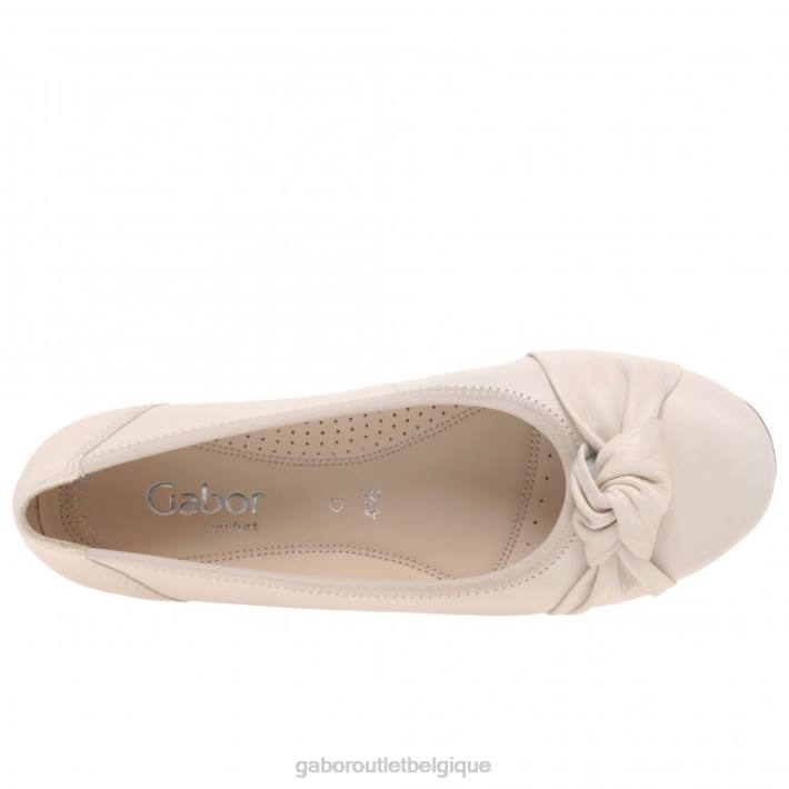 cuir ivoire chaussure TFD889 Gabor femmes chaussures décontractées Ashlene