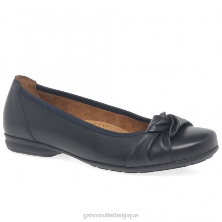 cuir marine chaussure TFD890 Gabor femmes chaussures décontractées Ashlene