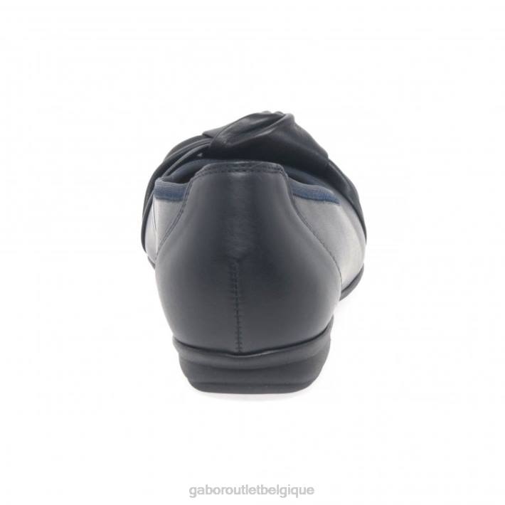 cuir marine chaussure TFD890 Gabor femmes chaussures décontractées Ashlene