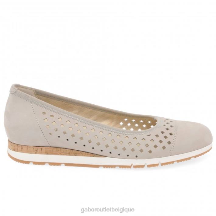 nubuck poudré chaussure TFD82 Gabor femmes chaussures à détails de baies