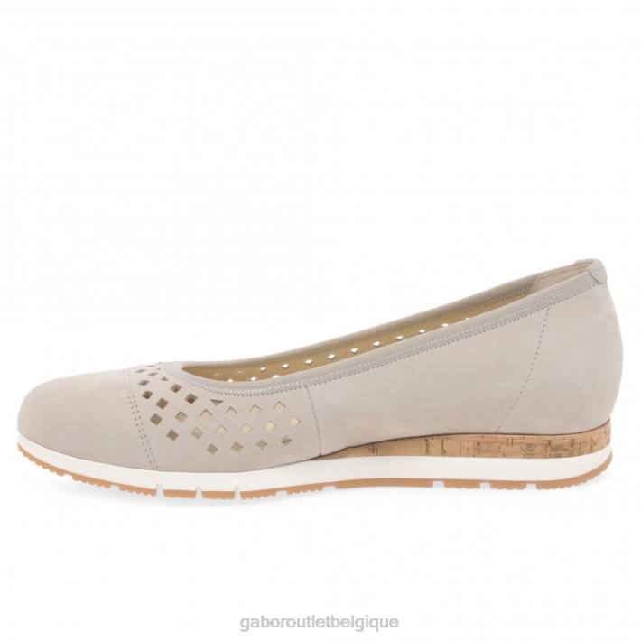 nubuck poudré chaussure TFD82 Gabor femmes chaussures à détails de baies